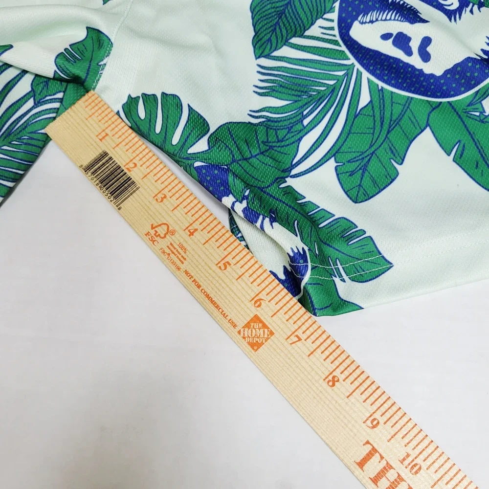Jurassic Park‎ Mens XL Swim Trunks Tropical Dinosaur Print Blue Green White NEW